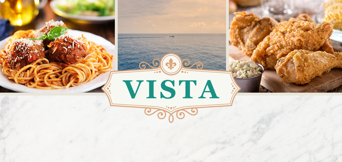 vista restaurant at treasure chest image