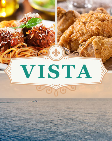 vista restaurant at treasure chest image